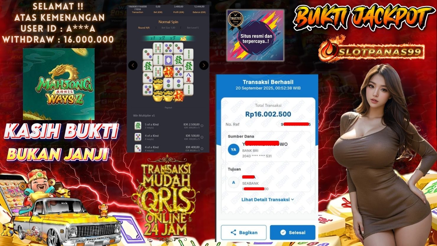 SLOTPANAS99 JACKPOT SLOT MAHJONG WAYS 2